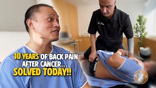 10 Years of Back PAIN After Cancer Solved Today @DrRahim 