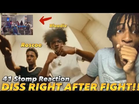 BEAT THEM UP THEN DISSED THEM!!! Bloodie x Roscoe G 41 Stomp Reaction