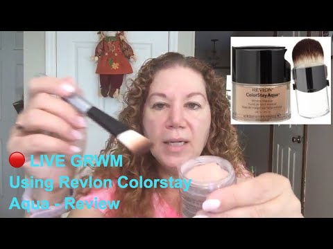 🔴 Revlon Colorstay Aqua Makeup GRWM  ~~ CHAT