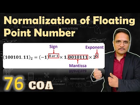 Normalization of Floating Point Number