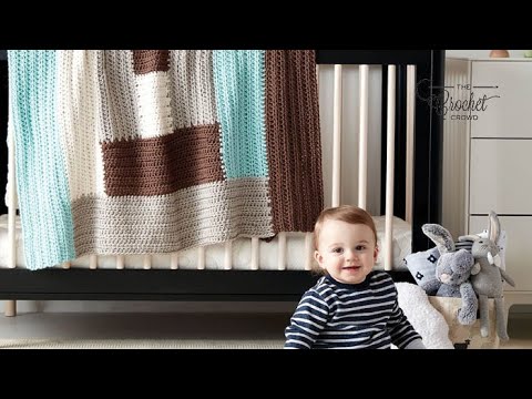 Left Hand Crochet for Beginners Baby Blanket Pattern The Crochet Crowd