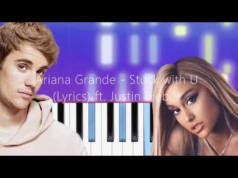 Ariana Grande & Justin Bieber - Stuck with U (Lyrics)