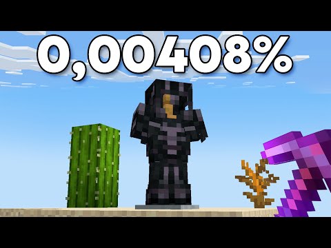 ESSA ARMADURA NO MINECRAFT É UNICA (ela tem proteção 6)!