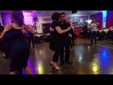 Claudia and Srini dancing en Lo de Celia milonga El Maipu Sep 10 2019