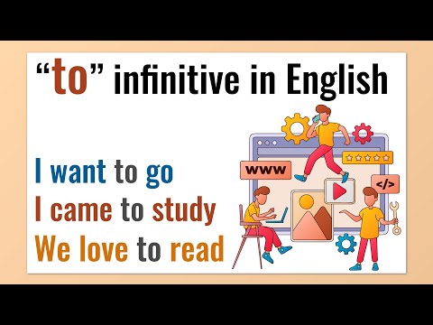 How do you use the TO infinitive in English with examples