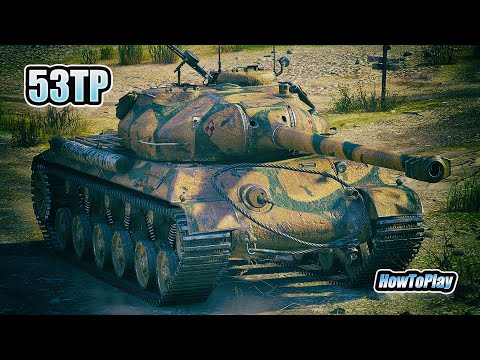 53TP - 6 Frags 6.4K Damage - On the best HT lines! - World Of Tanks