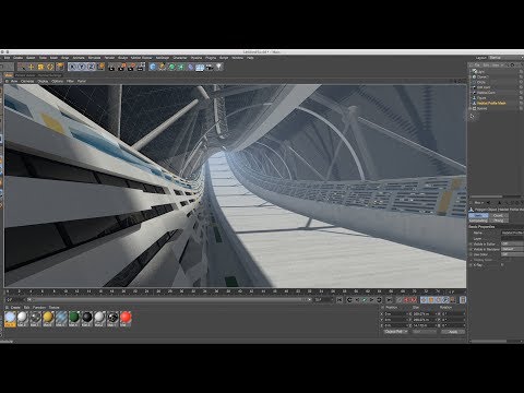 Cinema 4D Tutorial How to Create a Space Colony Intro