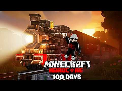 100 Days With the Apocalypse Train in Minecraft Hardcore 🚂💀