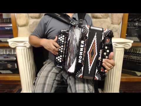 HANCIIIBSSE - Black Space Silver Effect Hohner Anacleto Rey del Norte III FBbEb Fa LMM 34