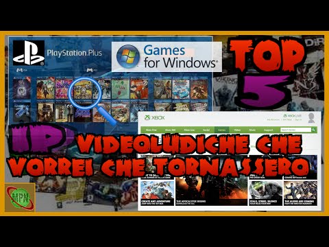 TOP 5: i VideoGiochi che vorrei TORNASSERO con un Sequel - ORA!! [ITA]