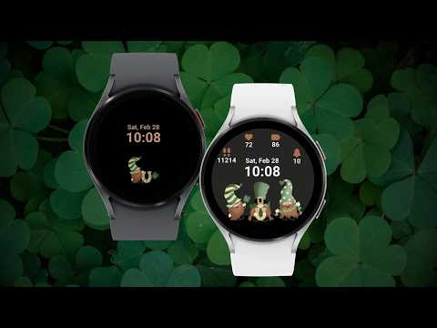 St Patrick’s Gnomes watch face