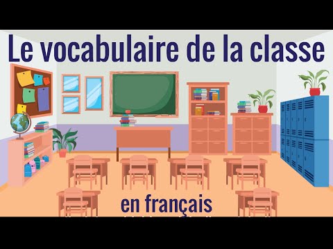 Vocabulary of the classroom in French – vocabulary 26