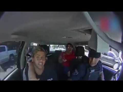 Policía salvó a una niña haciendo RCP en el patrullero