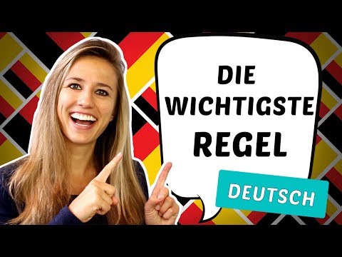 Die wichtigste REGEL der deutschen SATZSTRUKTUR!