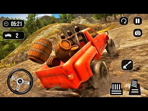 Pickup Truck Extreme Offroad Driving - Uphill Mountain Truck - Best Android Gameplay