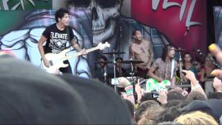 Pierce the Veil - Yeah Boy and Doll Face LIVE HD WARPED TOUR 2012 HOUSTON, TX