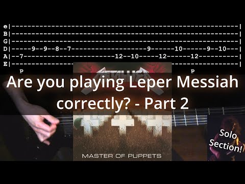 Riffs you might be playing Incorrectly! - Leper Messiah (Metallica) - Part 2