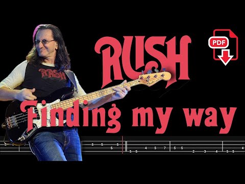 Rush - Finding My Way (🔴Bass Tabs | Notation) @ChamisBass   #rushbass #basstabs #chamisbass