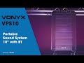 Video: Vonyx Vps10 Altavoz Amplificado con Batería y BlueTooth 10" 250W