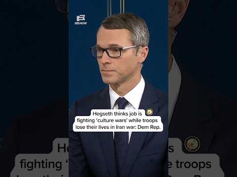 Hegseth thinks job is fighting 'culture wars' while troops lose their lives in Iran war: Dem Rep.