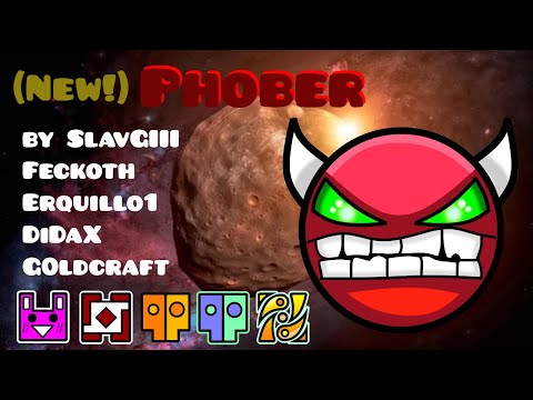 (New) "Phober" (Hard Demon) by SlavGIII (me) & more | Geometry Dash 1.9