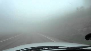 Extreme Fog in Alaska Highway