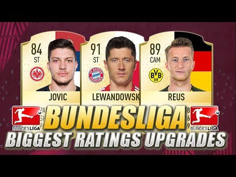 FIFA 20 | BUNDESLIGA BIGGEST RATINGS UPGRADES | w/ Lewandowski, Reus & Jovic