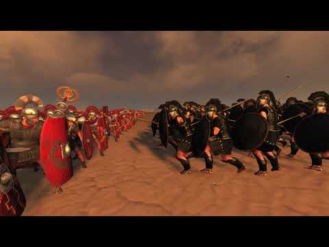 3000 PRAETORIAN GUARDS vs 3000 MYRMIDONS - ROME 2 Total War