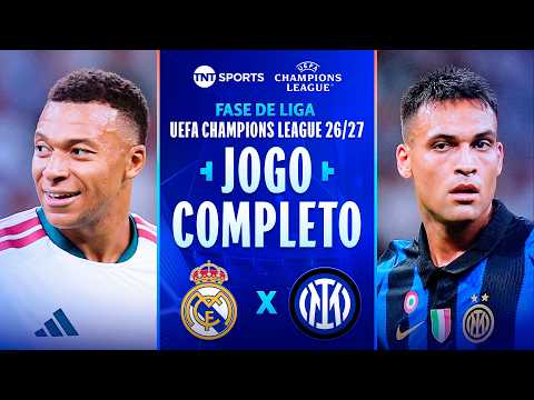 REAL MADRID 2X1 INTER DE MILÃO | JOGO COMPLETO | FASE DE LIGA | CHAMPIONS 2026/27