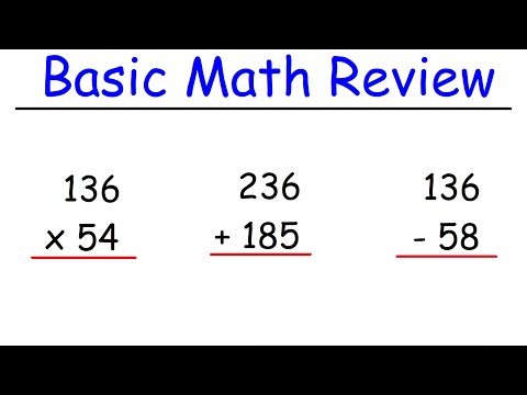 Basic Math Review Video