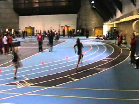 2012 U of T Fred Foot Womens 300m Timed Finals Heat 2- 1-21-12