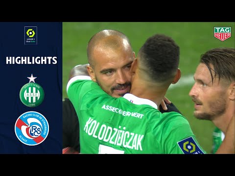 AS SAINT-ÉTIENNE - RC STRASBOURG ALSACE(2 - 0 ) - Highlights - (ASSE - STRASBOURG) / 2020/2021