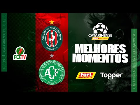 Melhores momentos - Concórdia 2X1 Chapecoense - Catarinense Fort Atacadista 2025 - 26/01
