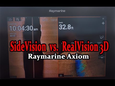 Find out what's the difference between Raymarine Axiom RealVision 3D and SideVision