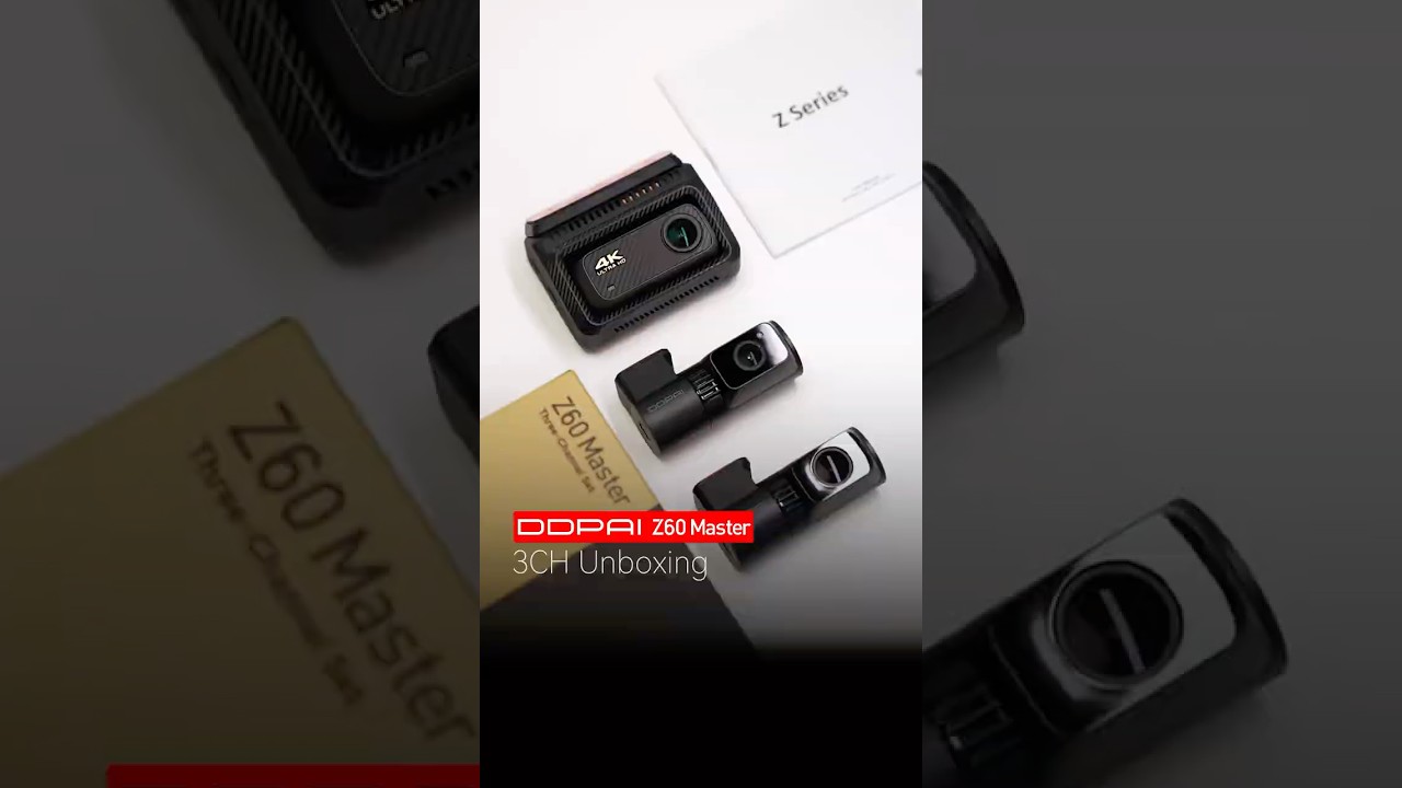 Unbox the DDPAI Z60 Master 3CH with us! 📦🤩Front 4K | Interior 2K | Rear 2K 🚗🛡️ #DDPAIZ60Master