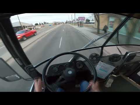 [4K] Driver's POV -- ex-Calgary Transit 1982 GM New Look #1130 sunset drive
