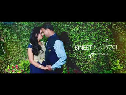 Bineet Weds Jyoti. Pre-wedding video, kabhi Jo baadal barse,sim's photography