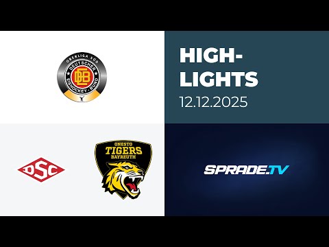 12.12.2025 - Highlights - Deggendorfer SC vs. onesto Tigers Bayreuth