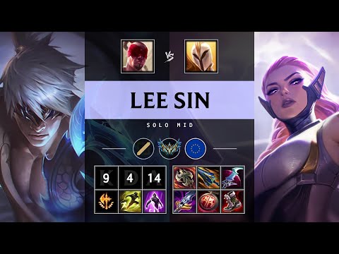 Lee Sin Mid vs Kayle - EUW Challenger Patch 25.08
