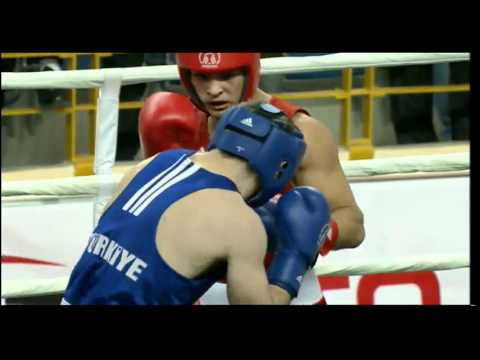 Welter (69kg) SF - Wojcicki (GER) vs Koroglu (TUR) - 2012 European Olympic Qualifying Event
