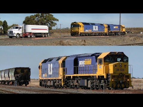 5CK5 Grain Train Refuels At Gheringhap - PoathTV Australian Railways