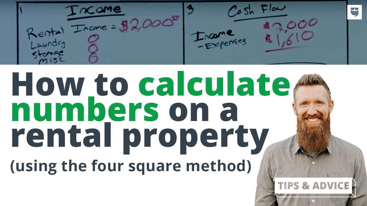 Calculating Numbers on a Rental Property [Using The Four Square Method!]