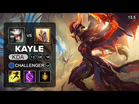 Kayle vs Camille Top - EUNE Challenger - Patch 13.5 Season 13