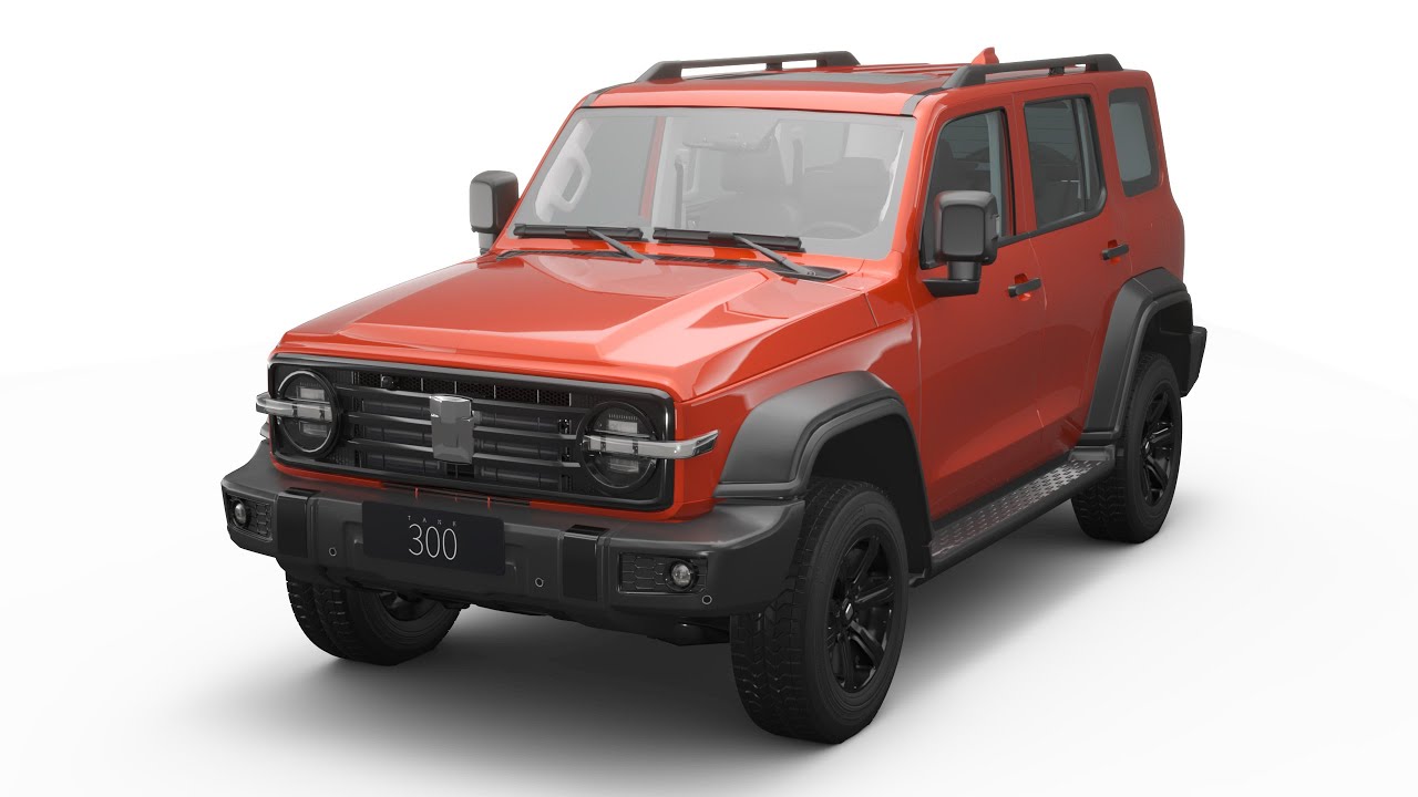 2024 GWM Tank 300 With Interior 3D Model