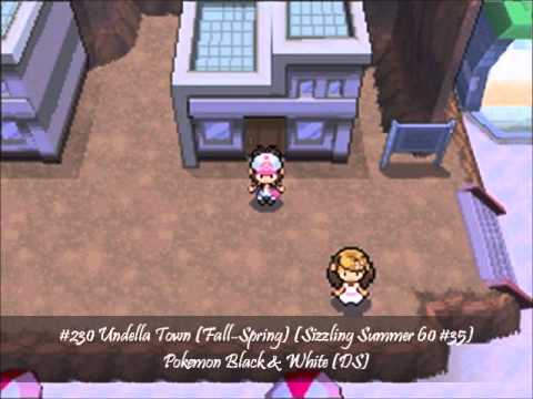 MistressZelda's List of Amazing VGM! #230 Undella Town (Fall-Spring) (Black & White)