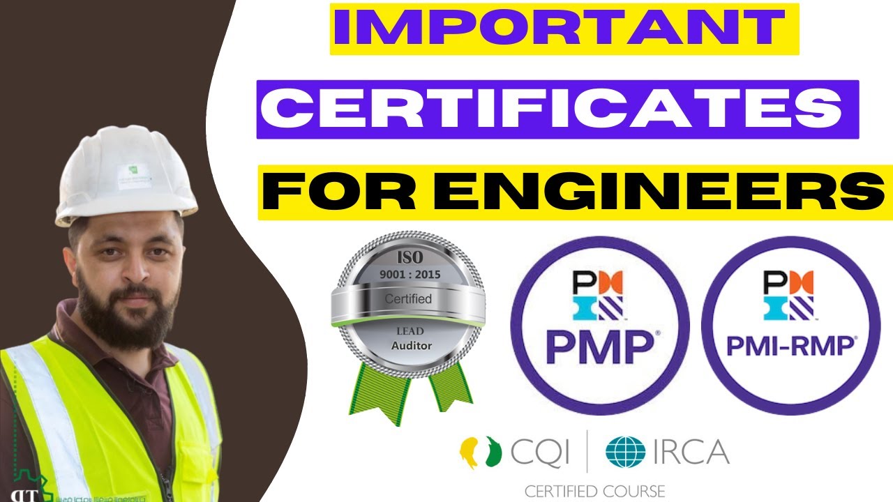 Important Certifications for Engineers in Saudi Arabia | ISO 9001:2015 QMS| PMP| RMP.