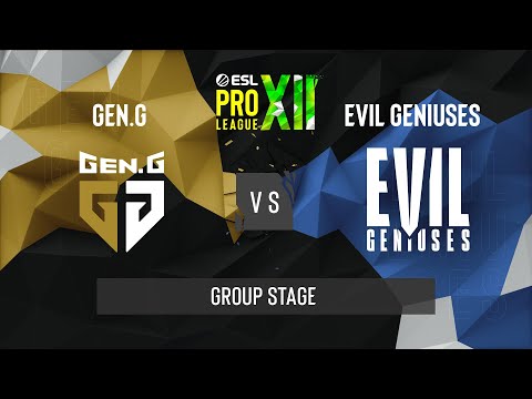 CS:GO - Evil Geniuses vs. Gen.G [Inferno] Map 2 - ESL Pro League Season 12 - Group Stage - NA