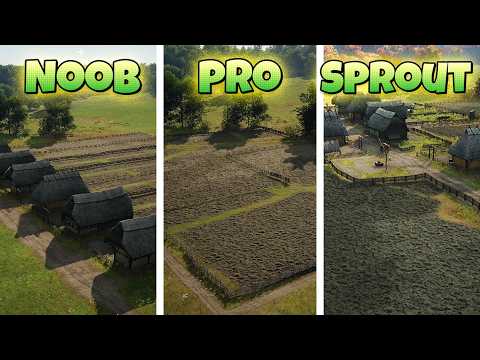 Noob vs Pro vs Sprout: Building the Ultimate Veggie Farming Complex in Manor Lords