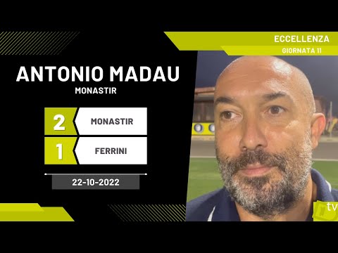 Antonio Madau allenatore Monastir 22-10-2022 - Diario Sportivo