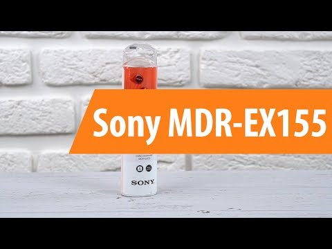 Наушники Sony MDR-EX155 черный - Видео